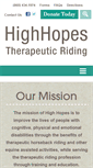 Mobile Screenshot of highhopestr.org